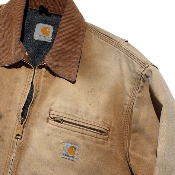 Vintage carhartt detroit trucker workwear jacket - Picture 2 of 4